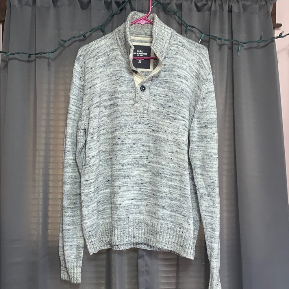 Men’s 1/4 Button Up Sweater